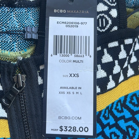 BCBC MAX AZRIA SUPER SEXY DRESS- MULTI-COLOR NWT’s. WOMENS - XXS - Picture 17 of 17